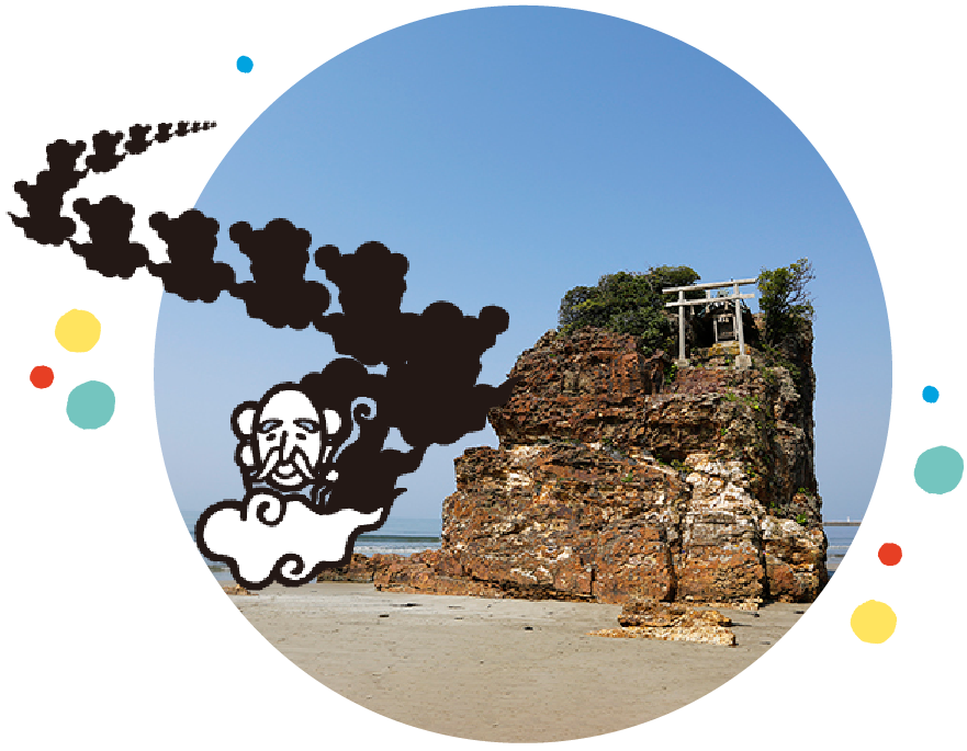 稲佐の浜と神様