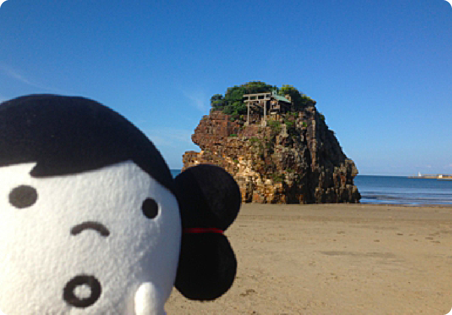 神さま達が最初に到着する場所「稲佐の浜（いなさのはま）」