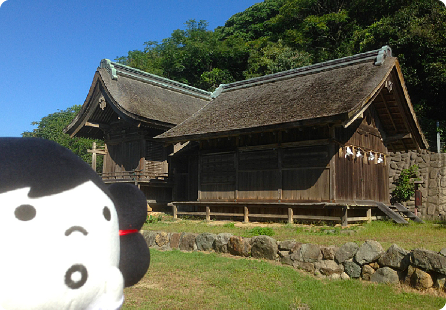 神議りが行われる出雲大社の摂社「上の宮（仮宮）」